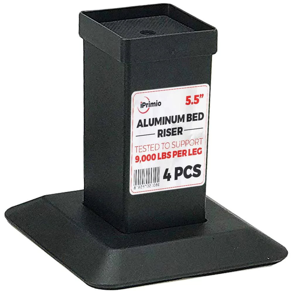 Aluminum Bed Riser 5.5 Inch Lift 4 Pack G60773