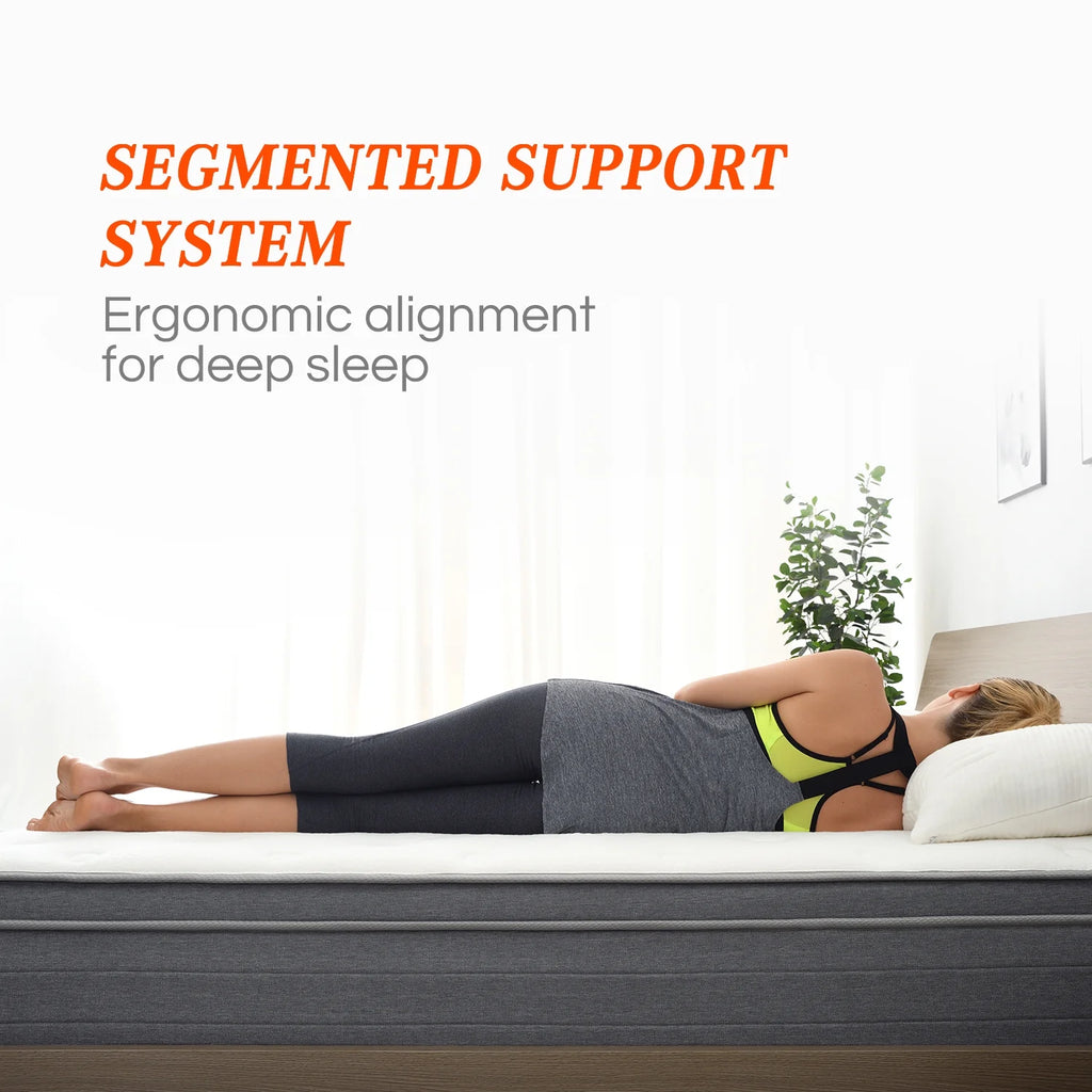 Queen Size Pocket Spring Hybrid Mattress W264