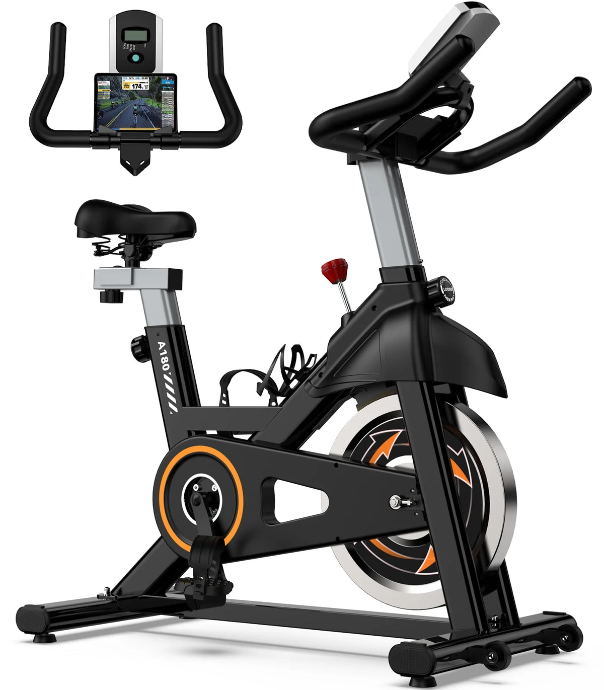 Indoor Cycling Exercise Bike 35 Lbs Flywheel S207354