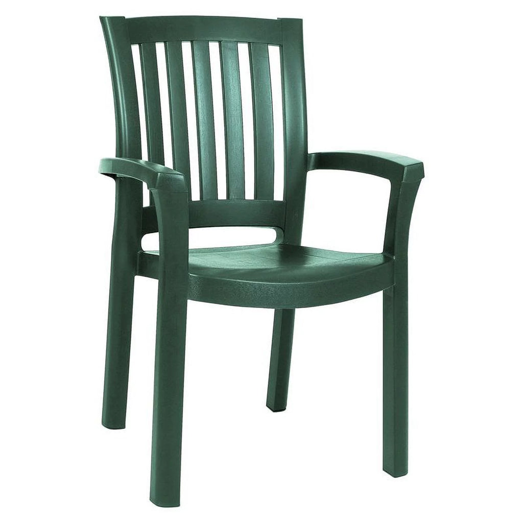 White 5 Piece Resin Patio Table and 4 Chairs V397