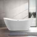 71 in. Acrylic Freestanding Bathtub in White N274902