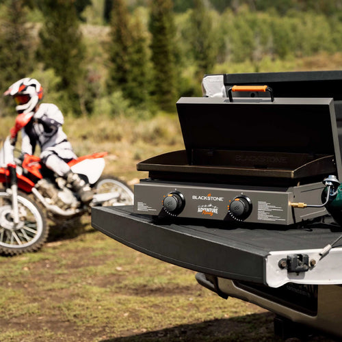 2-Burner 22 Propane Griddle with Hard Cover C7258