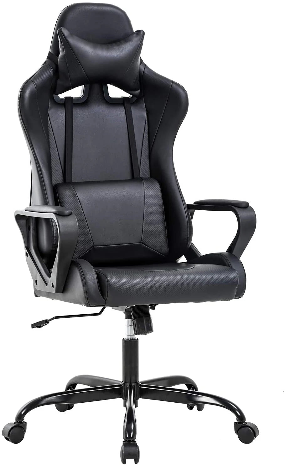 White PU Leather Ergonomic Swivel Office Chair A22295