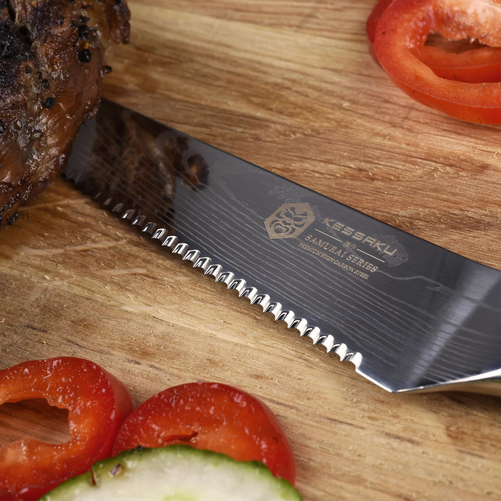 5-Inch Forged High Carbon Stainless Steel Steak Knife Set A57141