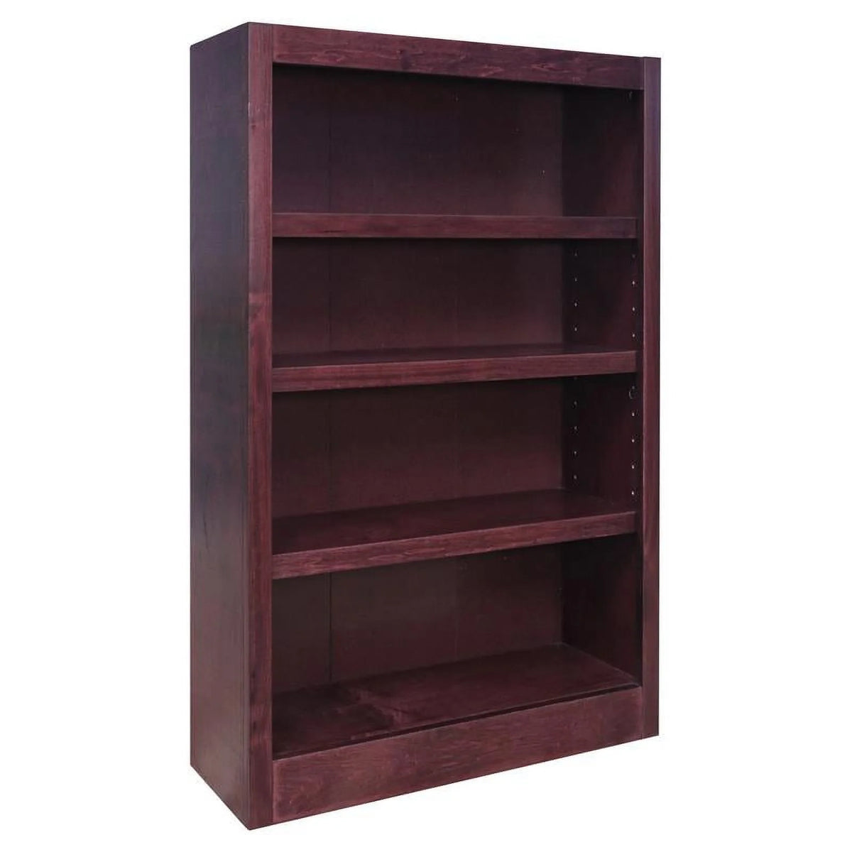 48" Tall 4-Shelf Wood Bookcase B8083