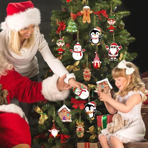 36 Pack Christmas Ornament Craft Kit R289