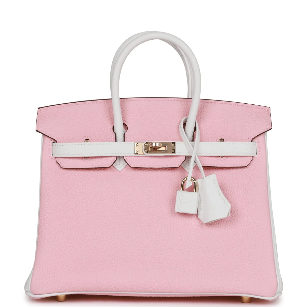 Rose Sakura and White 25 Clemence Handbag N966