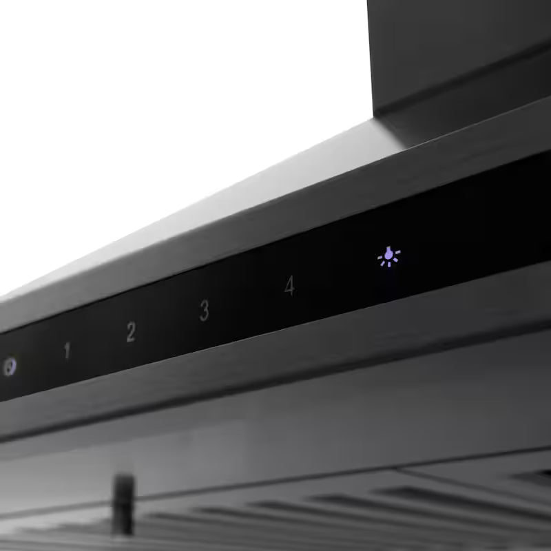 Black Stainless Steel 42 in. 400 CFM Convertible Wall Mount Range Hood D60554