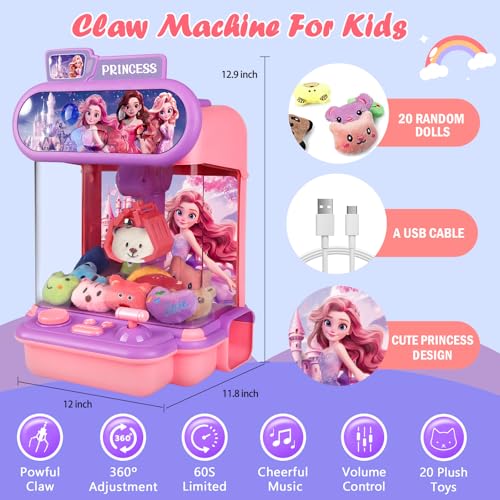 Mini Claw Machine with 20 Plush Toys Z87749