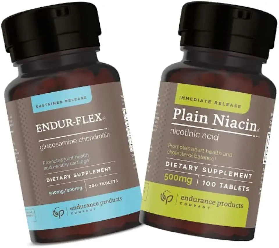 500mg Glucosamine & 200mg Chondroitin 200 Tablets, 500mg Vitamin B-3 100 Tablets N357525