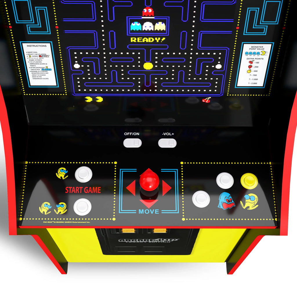 4 Feet Tall Stand-Up Arcade Game with 14 Classic Games and 17-Inch Screen E965
