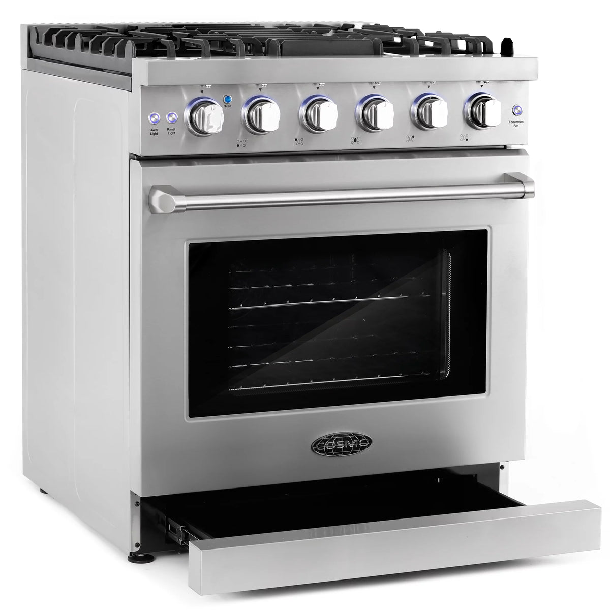 3 Piece Kitchen Appliance Package with Gas Range Range Hood and Wine Refrigerator M6183