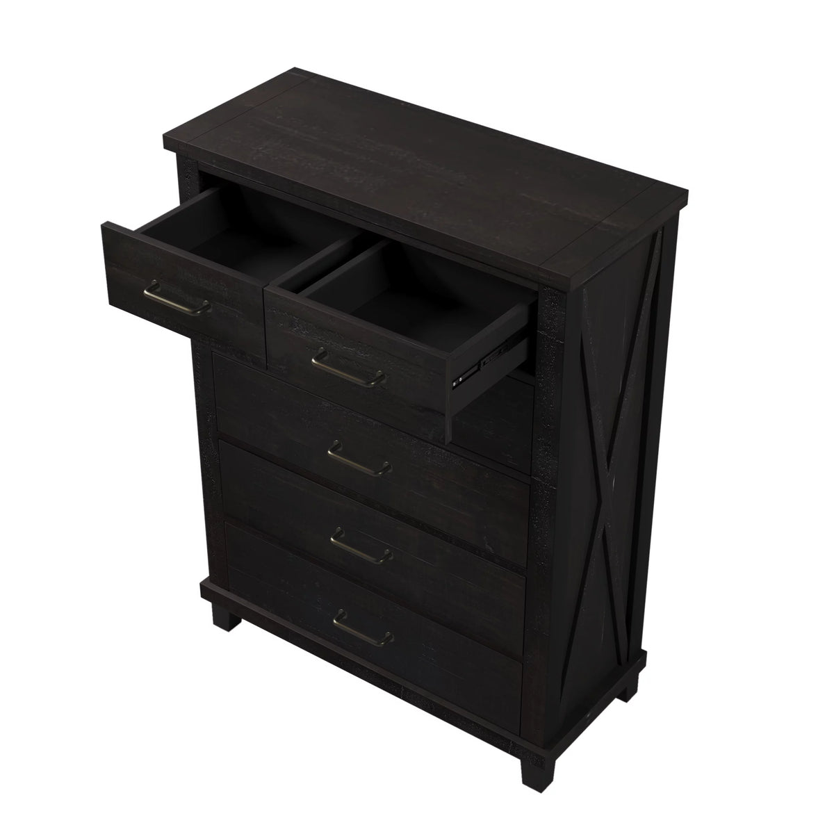 Solid Pine Wood Six-Drawer Chest K306741