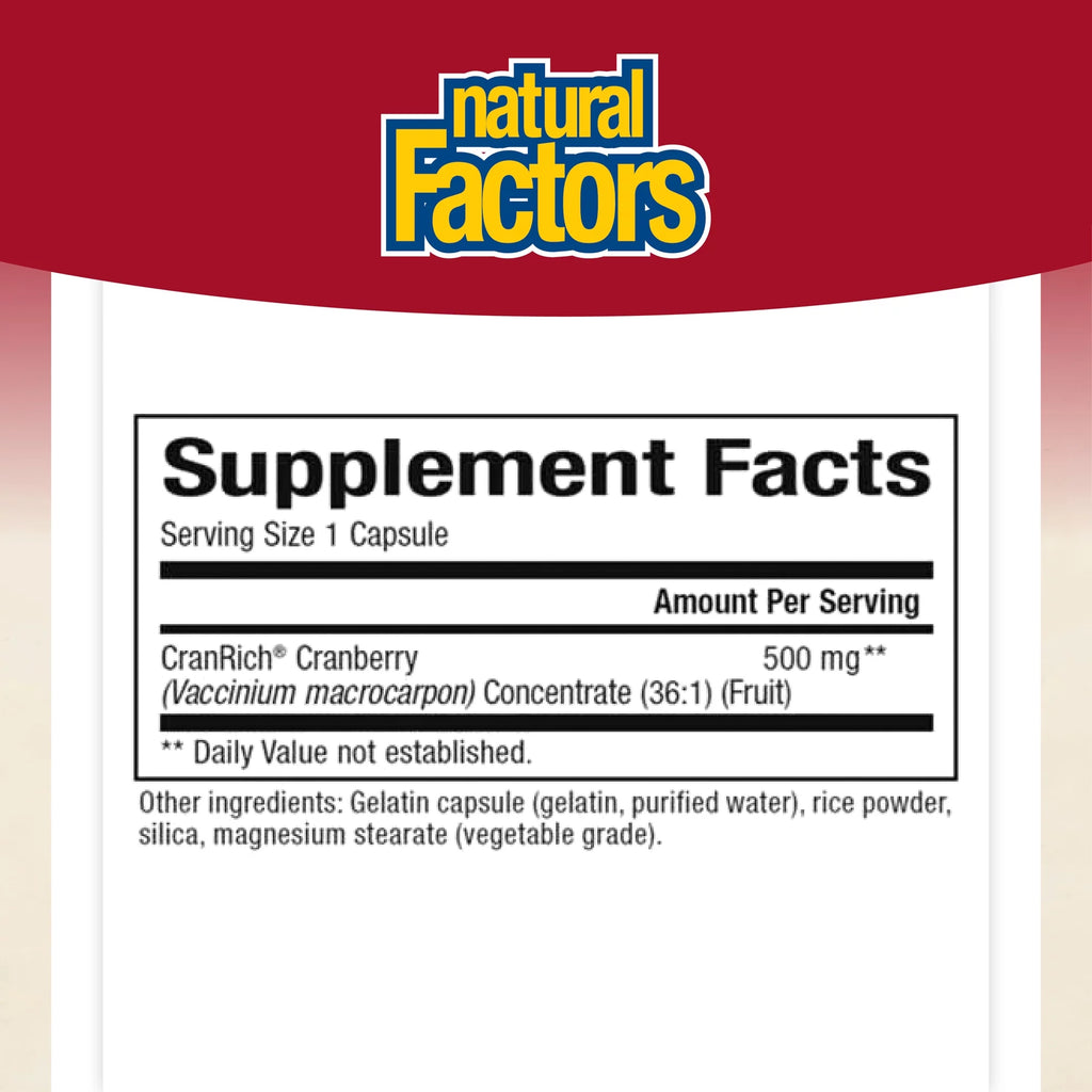 Cranberry Concentrate 180 Capsules Q120