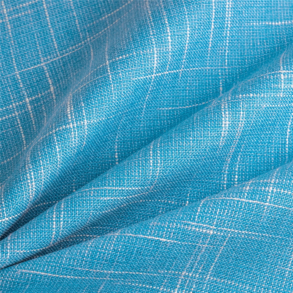Lake Blue Striped Polyester Blend Throw Pillow, 2 Count T989235