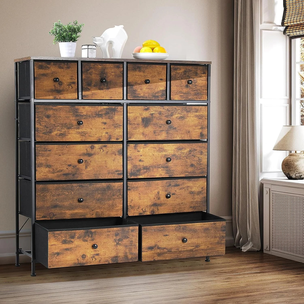 12 Drawer Fabric Storage Dresser U388303