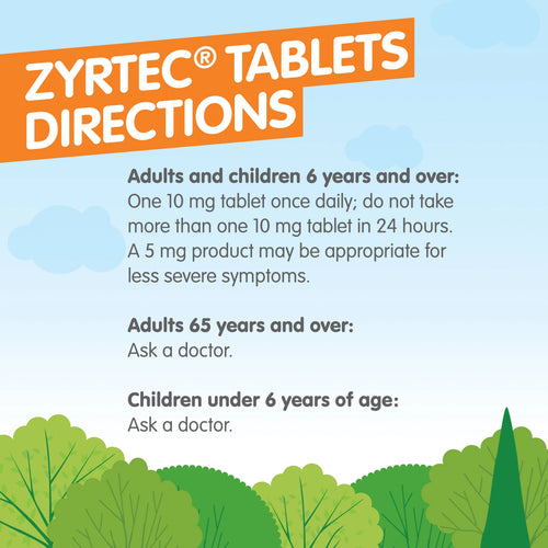 24 Hour Allergy Relief Tablets 10 mg Cetirizine Hci 90 Ct Z116822