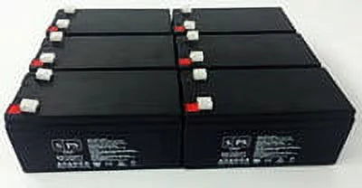 12V 3.4 Ah Replacement Battery 6 Pack C140