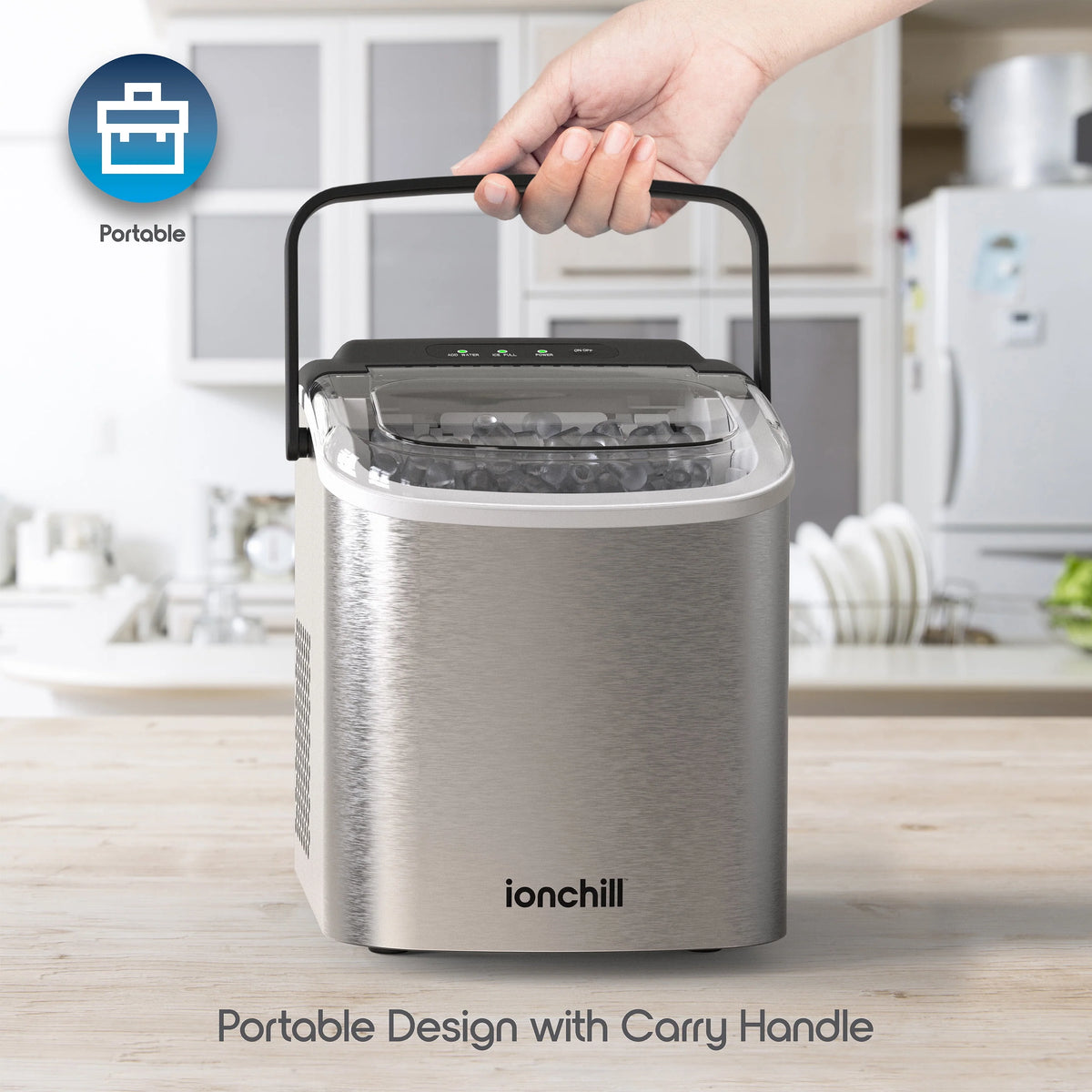 Portable Countertop Bullet Ice Maker I807