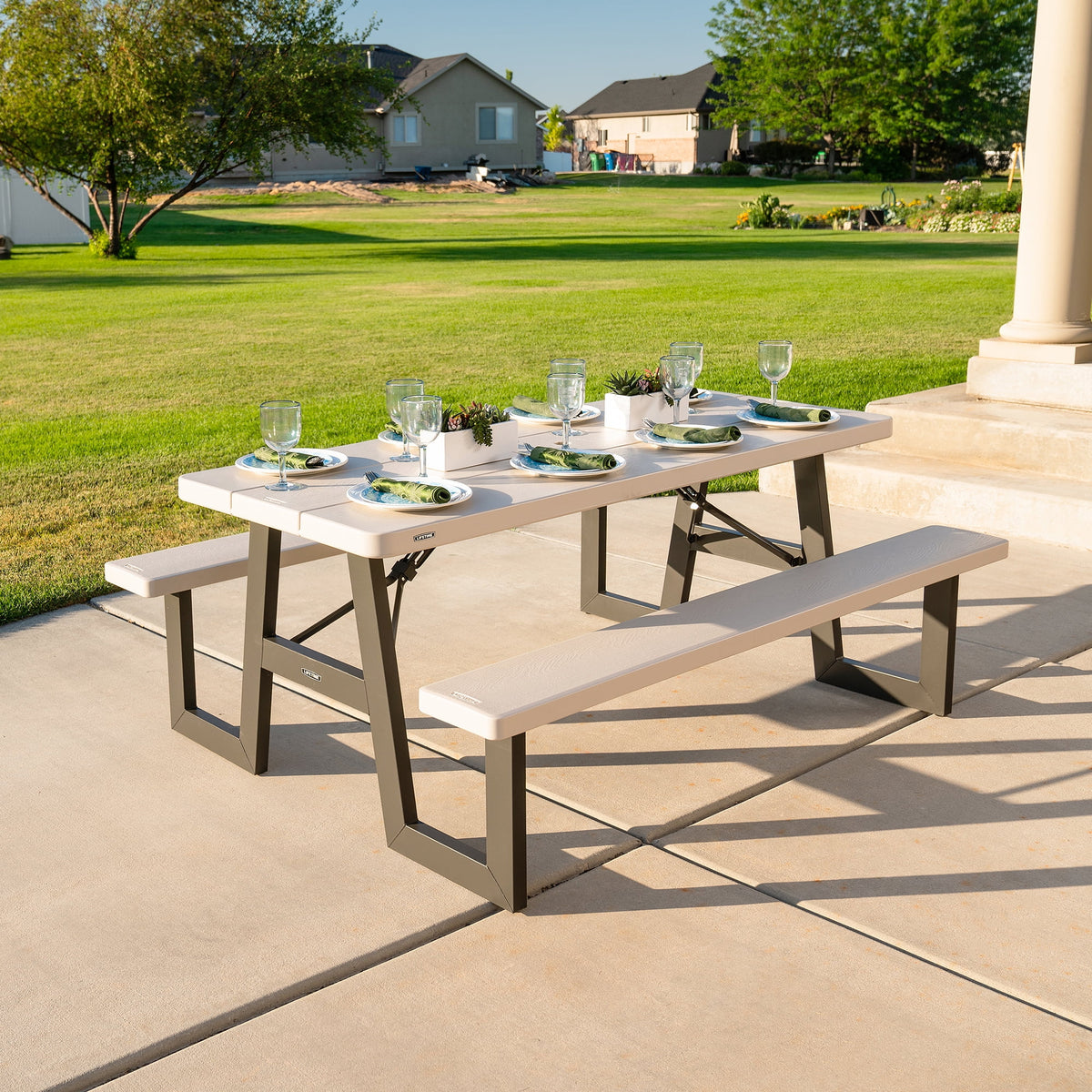 6-Foot HDPE Folding Picnic Table O64269