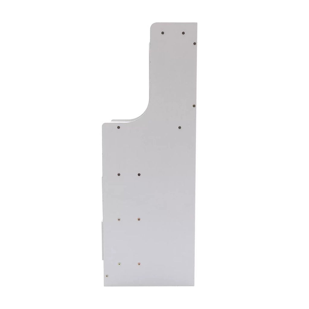 3 Drawer White Wood Nightstand F9483