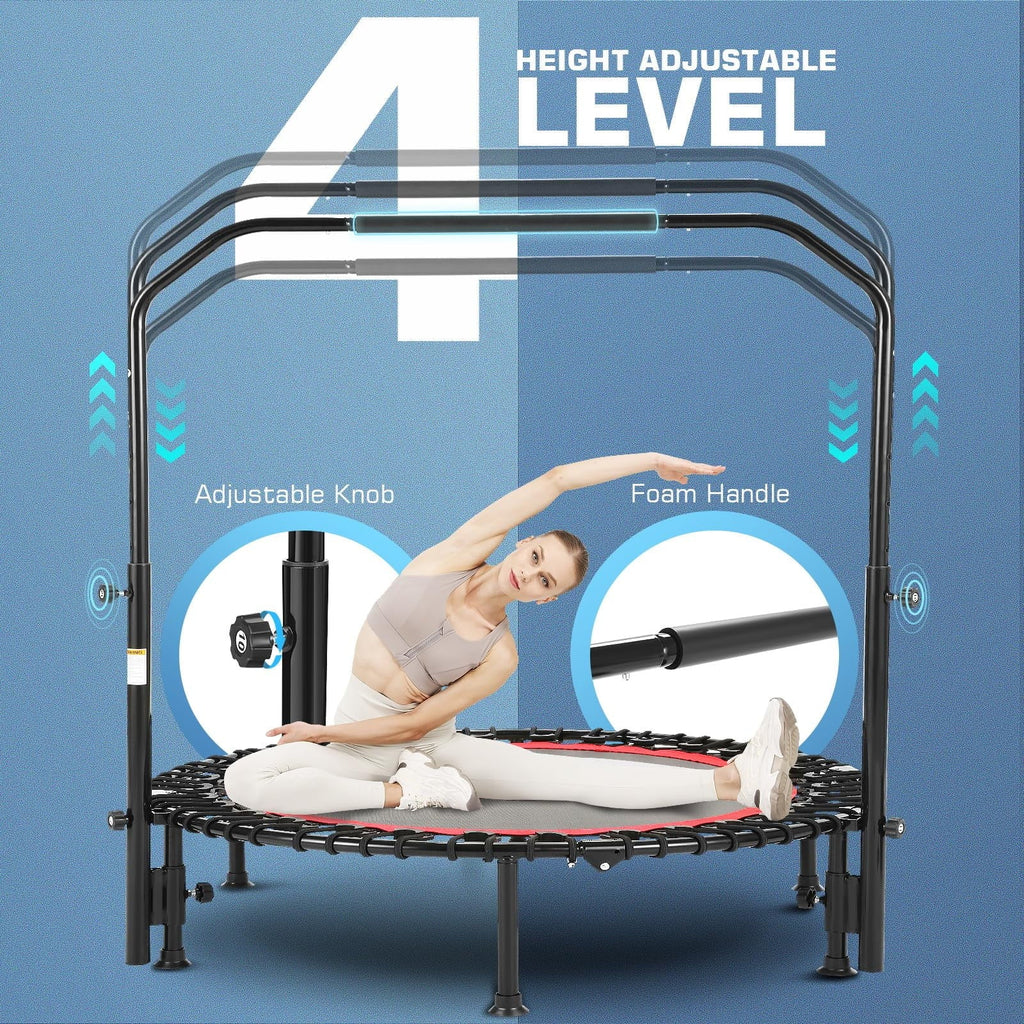 Foldable Mini Trampoline with Bungees G635