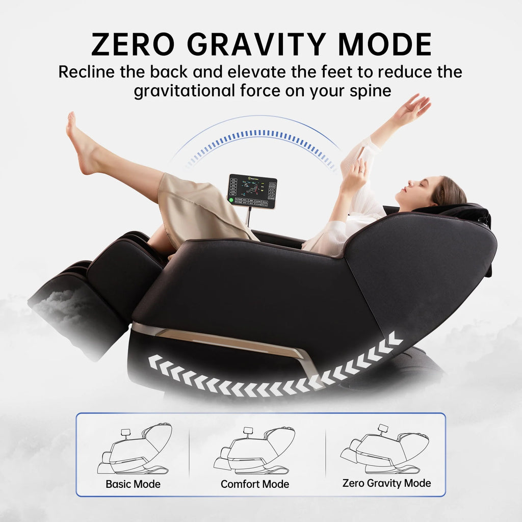 Black Zero Gravity Electric Massage Chair U630
