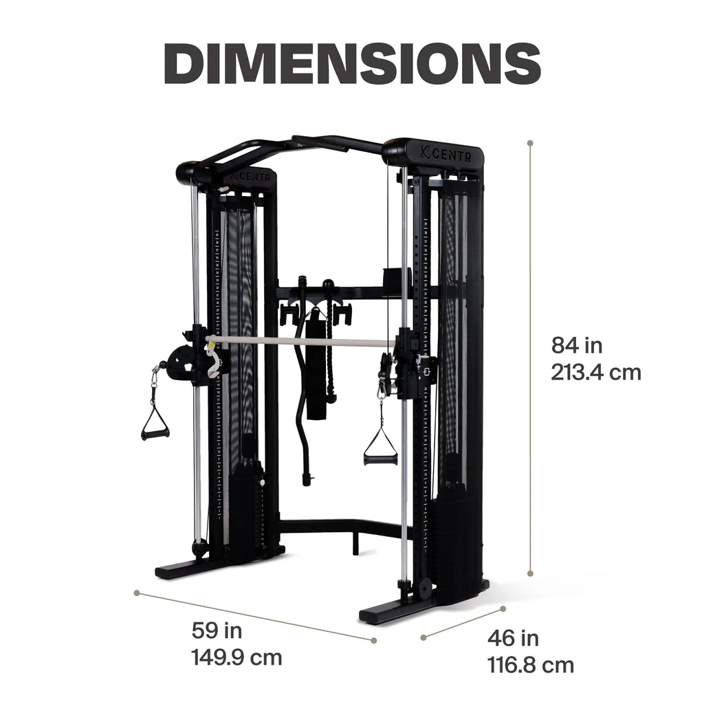 Home Gym Functional Trainer with Smith Bar B458002