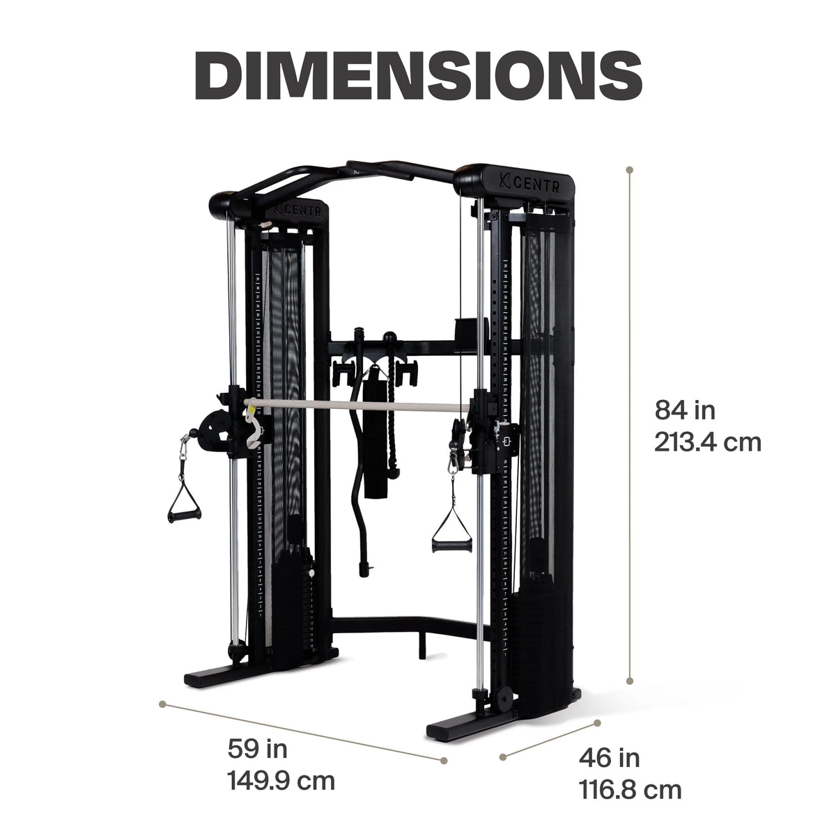 Home Gym Functional Trainer with Smith Bar B458002