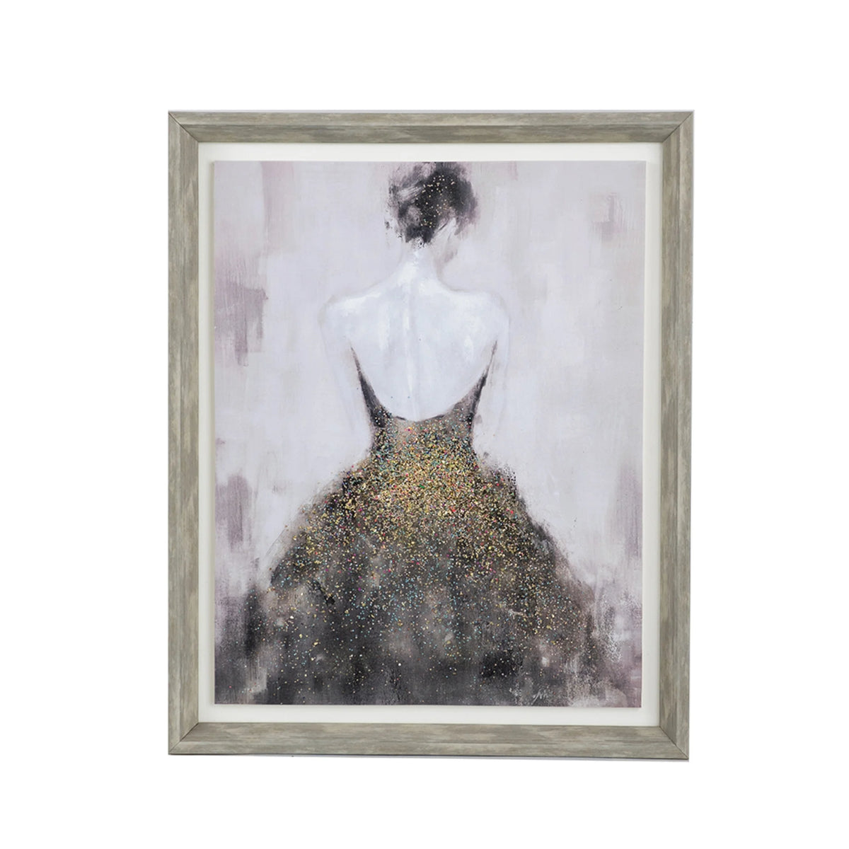 Canvas Framed Wall Art 17.25" x 21" J677