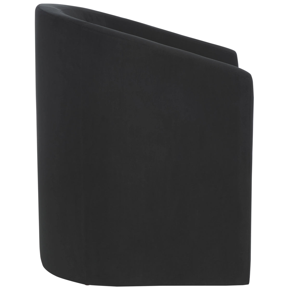 Black Velvet Accent Chairs V27117