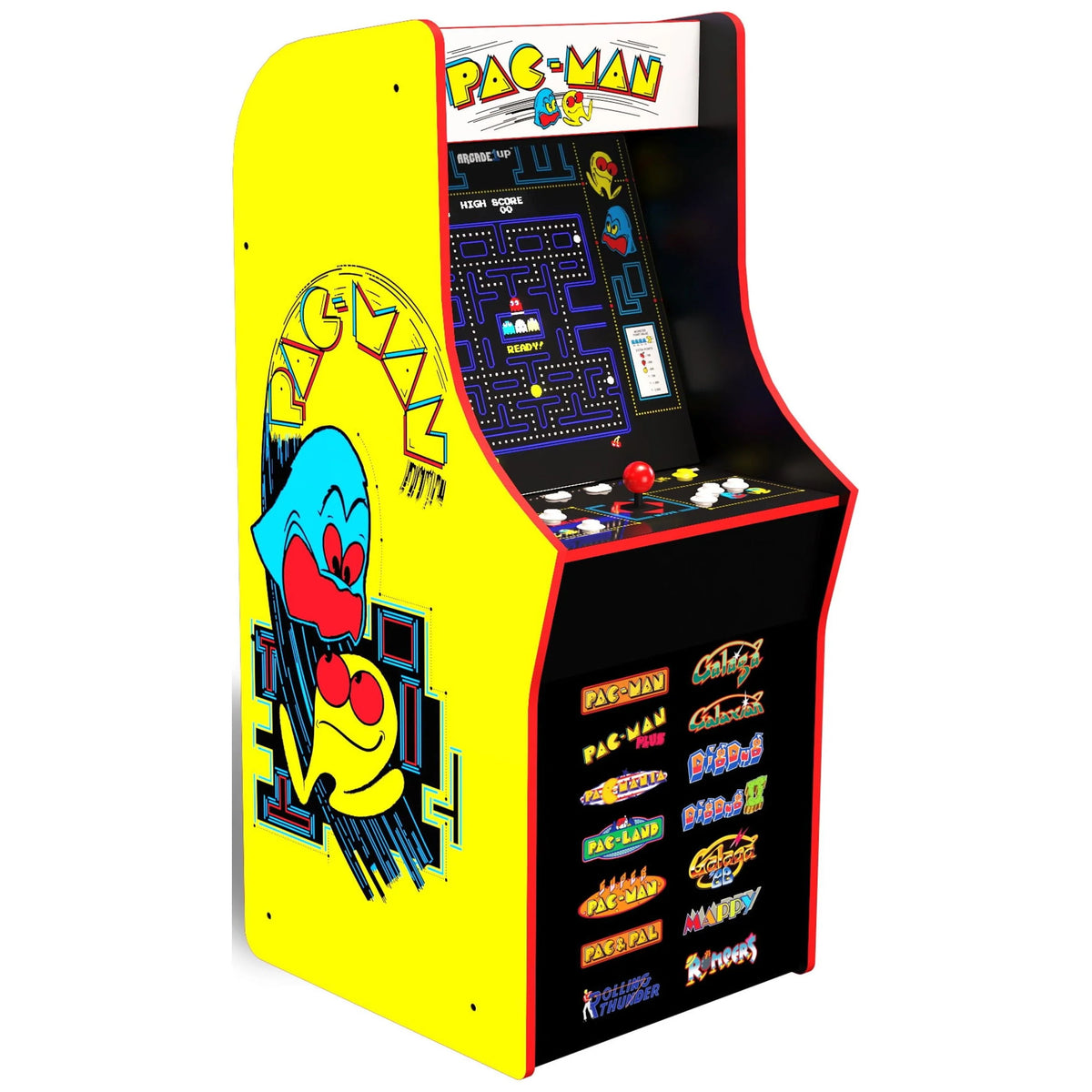 4 Feet Tall Stand-Up Arcade Game with 14 Classic Games and 17-Inch Screen E965