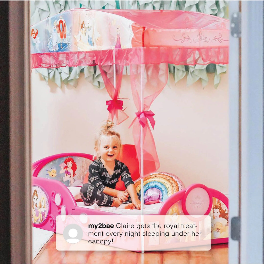 Pink Kids Plastic Toddler Bed C2192