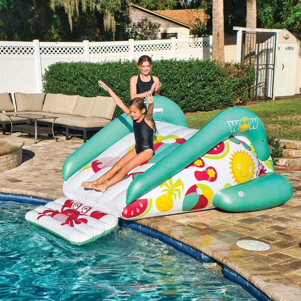 Green Beach Pool Slide J578958
