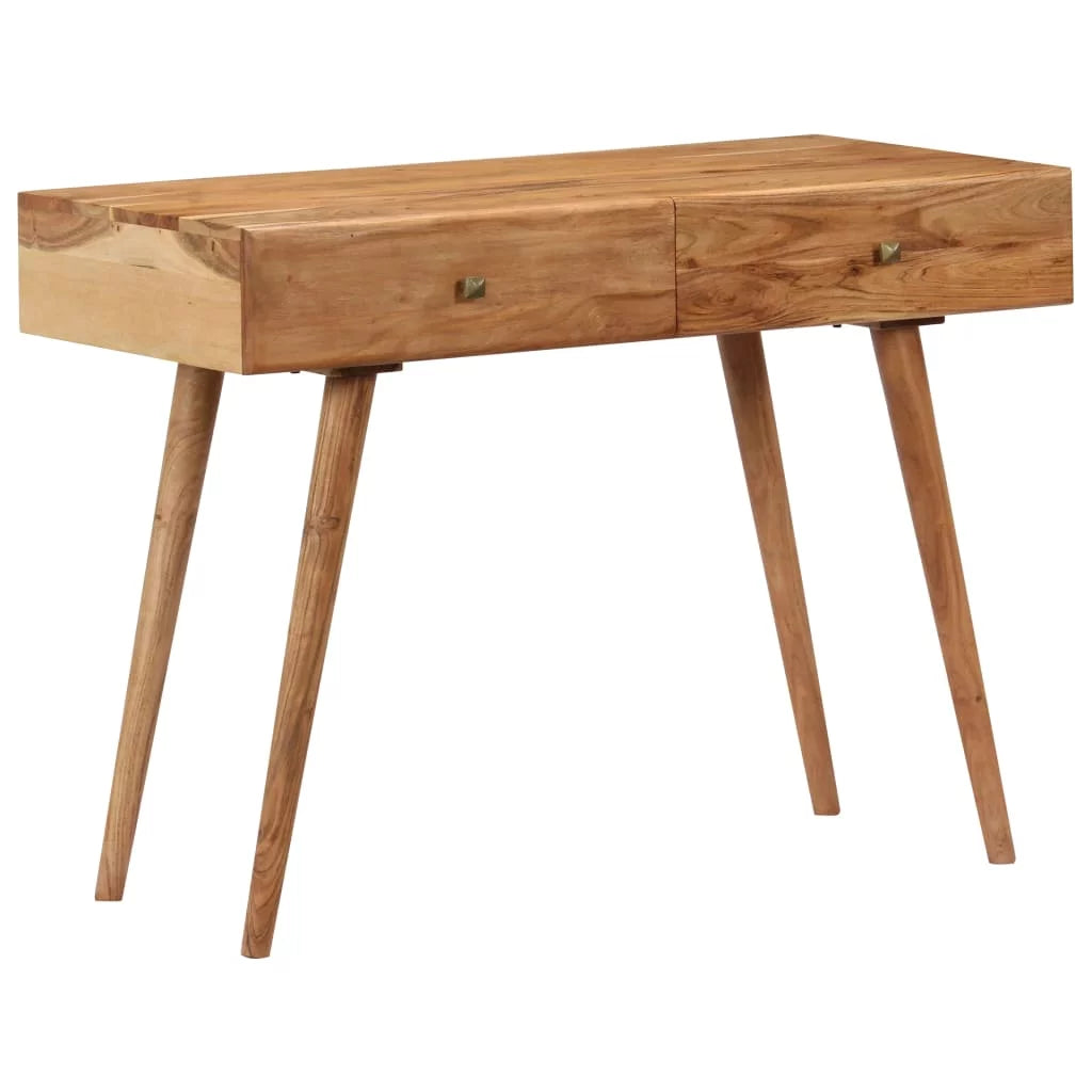Acacia Wood Writing Desk with 2 Storage Drawers E11224
