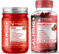 Strawberry Flavor Sea Moss Gel Magnesium Glycinate Gummies 1000mg X8181