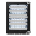 24 in. Dual Zone 44-Bottle Panel Ready Wine Cooler with Glass Door N322833