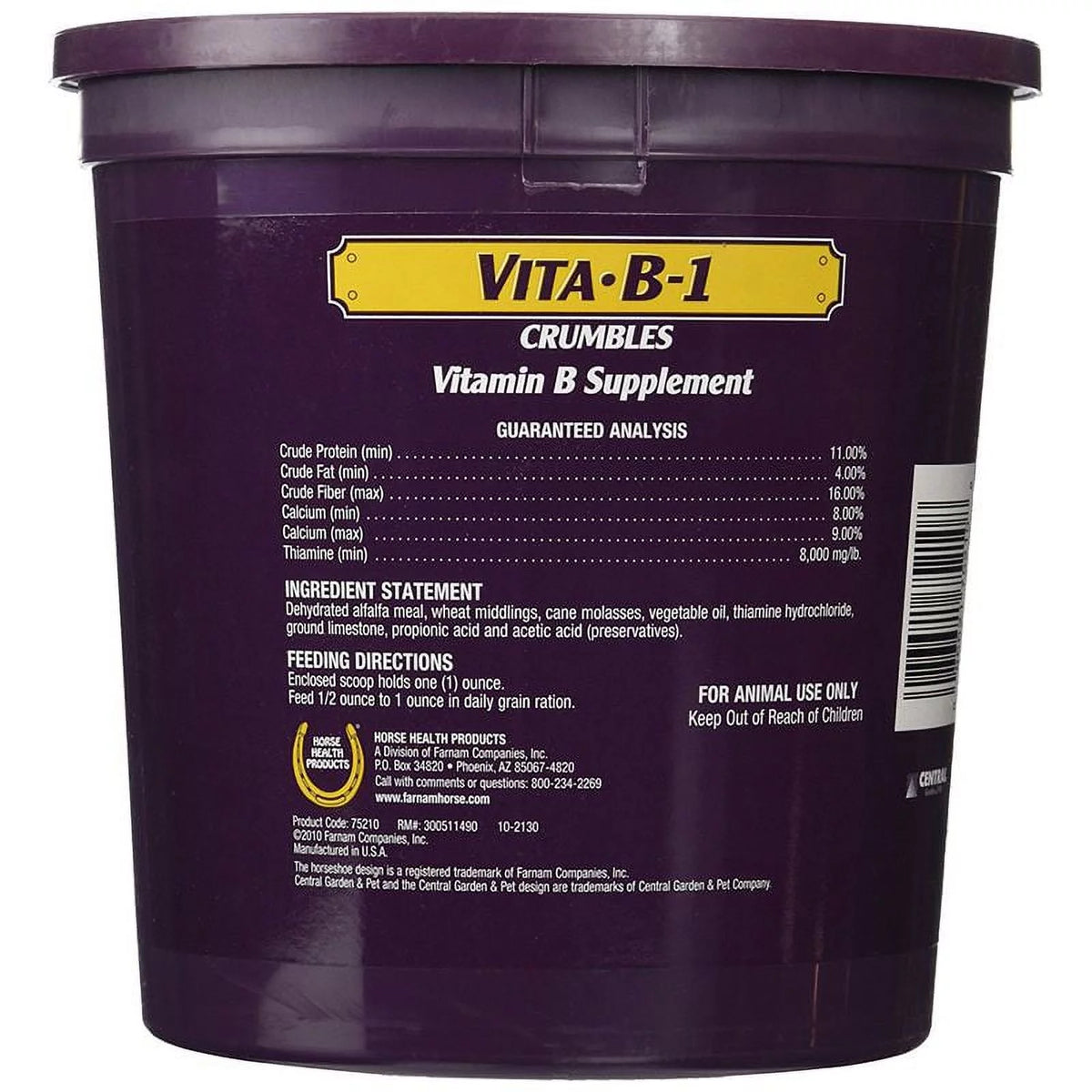Vita B1 Crumbles 3lb A2709